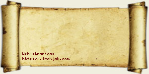 Isak Stoišević vizit kartica